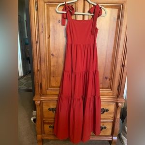 Maxi dress - A Loves A XS with bow-tie adjusting straps.